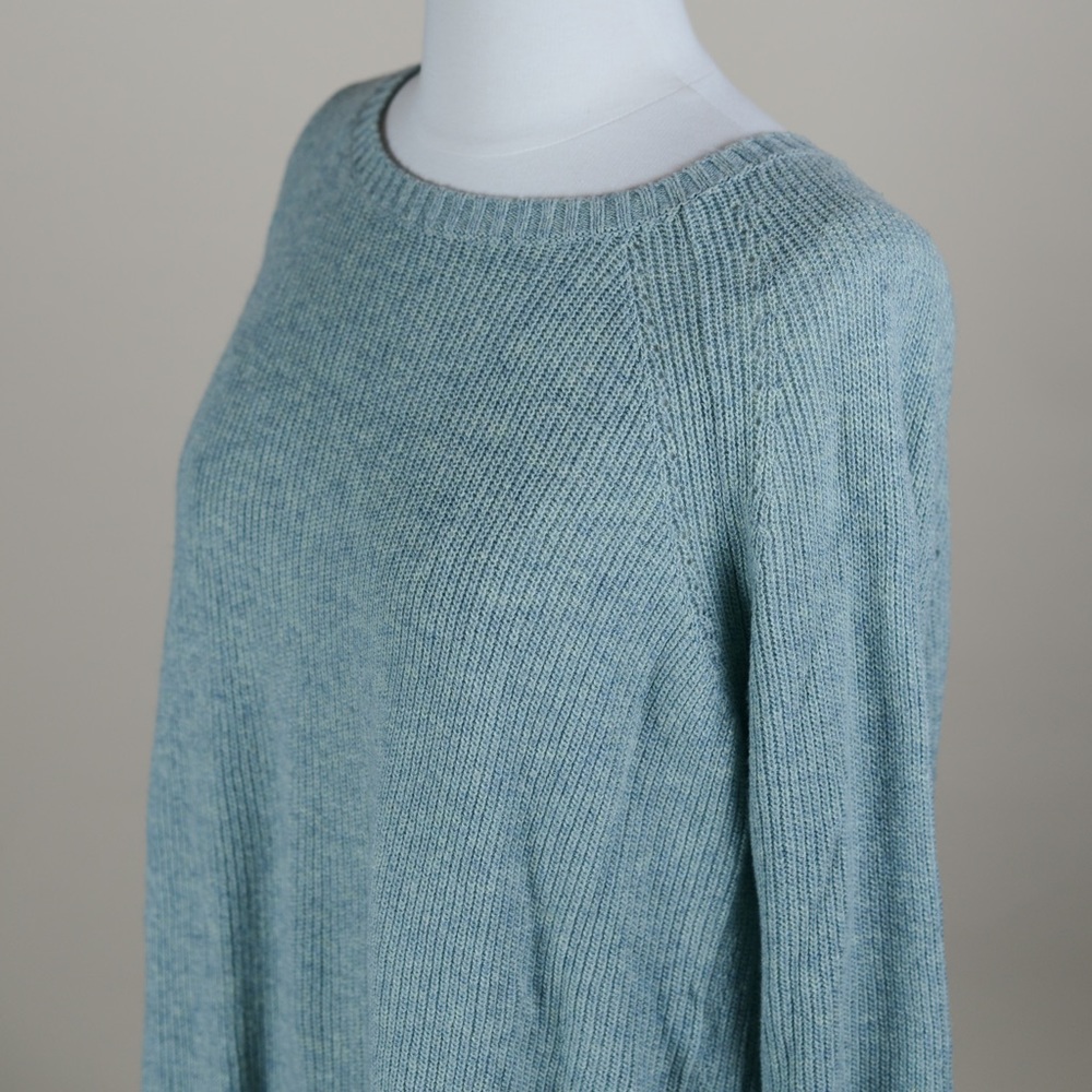 NEW Anthropologie Seafoam Green Tunic Sweater - Picture 4 of 10